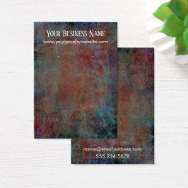 Red Blue Grunge Earring Holder Display Cards