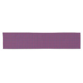 Red & Blue Hahnentrittmuster Table Runner Kurzer Tischläufer (Horizontal)