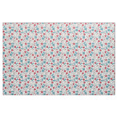 Red Blue Hearts Krankenschwester Doktormuster Stoff (Fat Quarter (45,7 x 55,9 cm))