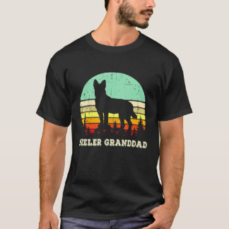 Red Blue Heeler Granddad Australian Cattle Dog Gra T-Shirt
