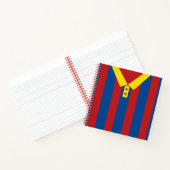 Red & Blue Jersey Template Notebook Soccer Rugby Notizblock (Innenseite)