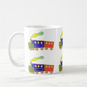 Red Blue Kids Choo Zug Milchsaftzubereitung Tasse