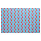 Red Blue Liebe Herz Gemustert Stoff (Fat Quarter (45,7 x 55,9 cm))