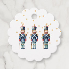Red & Blue Nutcracker Weihnachten | Urlaub Geschenkanhänger