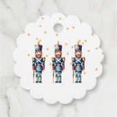 Red & Blue Nutcracker Weihnachten | Urlaub Geschenkanhänger (Vorderseite)