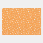 Red Blue Orange Christmas Forest Village Geschenkpapier Set (Vorderseite 3)