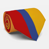 Red Blue Orange Krawatte (Gerollt)