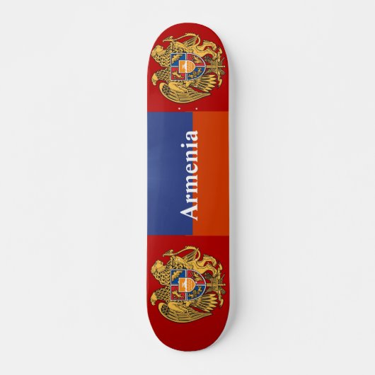 Red Blue Orange Skateboard (Vorne)