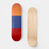 Red Blue Orange Skateboard (Vorderseite)