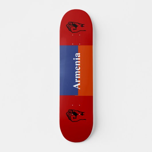 Red Blue Orange Skateboard (Vorne)