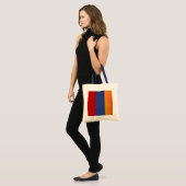 Red Blue Orange Tote Bag Tragetasche (Vorderseite (Model))