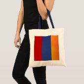 Red Blue Orange Tote Bag Tragetasche (Vorderseite (Produkt))