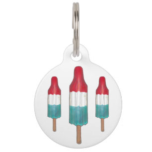Red Blue Patriotic Rocket Pop Popsith 4. Juli Tiermarke