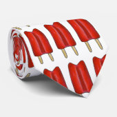 Red Blue Patriotic Twin Pop Popsicles 4. Juli Krawatte (Gerollt)