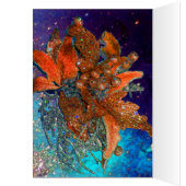 RED BLUE POINSETTIAS, XMAS STARTEN IN SILVER GLITZ (Innen (Links))