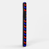 Red Blue Saxon Sign Case-Mate iPhone Hülle (Hinten/Rechts)