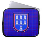 Red Blue Saxon Sign Laptopschutzhülle (Vorderseite)