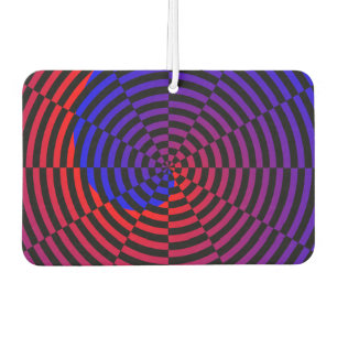 Red & Blue Spiral von Kenneth Yoncich Autolufterfrischer