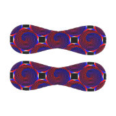 Red & Blue Spiral von Kenneth Yoncich Baseball (Paneele)