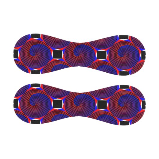 Red & Blue Spiral von Kenneth Yoncich Baseball (Paneele)