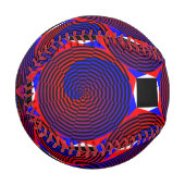 Red & Blue Spiral von Kenneth Yoncich Baseball (Vorderseite Links)