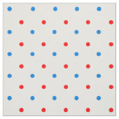 Red & Blue Spots Stoff (Muster)