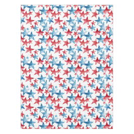 Red Blue Star 4. Juli Tablecloth Tischdecke