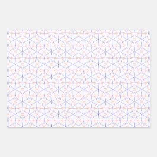 Red Blue Tulip Buds Geschenkpapier Set (Vorderseite 2)