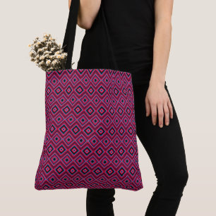 Red Blue und Black Large Toto Bag Tasche