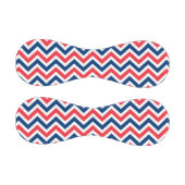 Red Blue White Zig Zag Lines Geometric Baseball (Paneele)