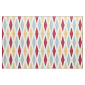 Red Blue Yellow Diamonds and Stars Mitte Jahrhunde Stoff (Fat Quarter (45,7 x 55,9 cm))