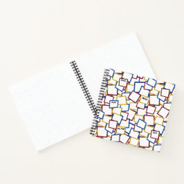 Red Blue Yellow Notes Bullet Journal Notizblock
