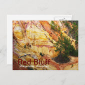 Red Bluff auf Autobahn 587 Postkarte (Vorne/Hinten)