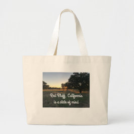 Red Bluff California Tote Bag mit Landschaftlichen Jumbo Stoffbeutel