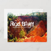 Red Bluff - Morgantown, MS Postkarte (Vorne/Hinten)