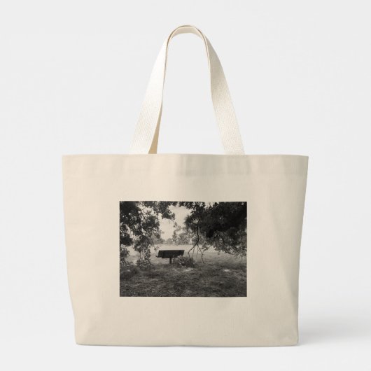 Red Bluff Tote Bag mit Landschaftlicher Fotografie Jumbo Stoffbeutel (Rückseite)