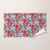 RED-BLUME BADHANDTUCH SET (Handtuch)