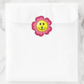Red Blume Badminton Runder Aufkleber (Tasche)