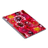 Red Blume Bouquet Notizblock (Rechte Seite)