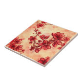 Red Blume Dance Fliese (Seite)
