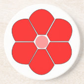 Red Blume Design Getränkeuntersetzer (Vorne)