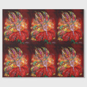 RED BLUME FAIRA Fantasy Geschenkpapier (Flach)