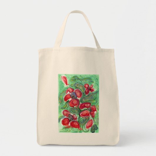 Red Blume Fantasy Tragetasche (Vorne)
