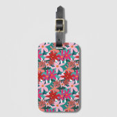 RED-BLUME GEPÄCKANHÄNGER (Vorderseite Vertikal)