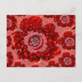 Red Blume Journey - Fantasy Worldwide Postkarte