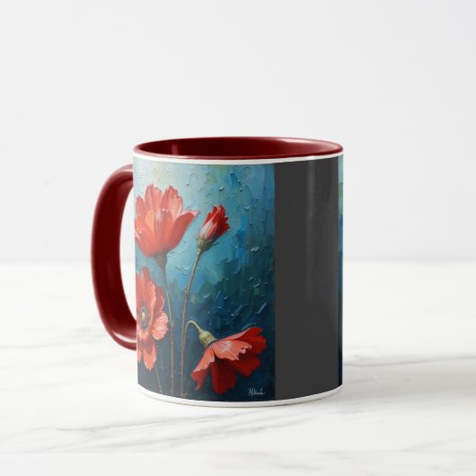 Red Blume Joy Tasse (Vorderseite Links)