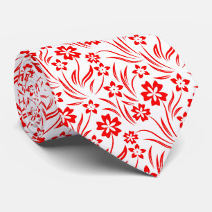 Red Blume Neck Tie Krawatte
