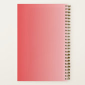 Red Blume Notebook für Office, School Notizblock (Rückseite)