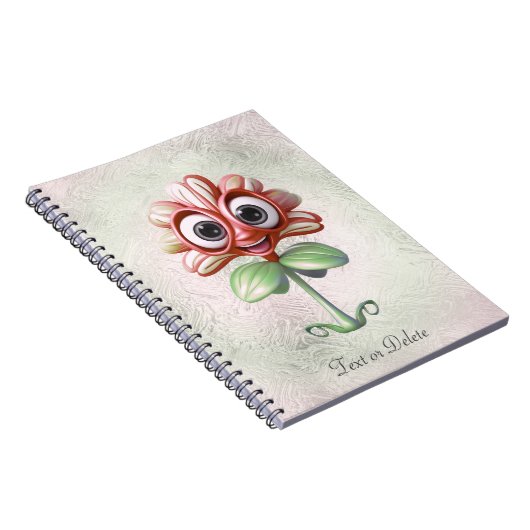 Red Blume Notebook Notizblock (Rechte Seite)
