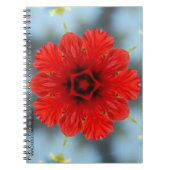 Red Blume Notebook Notizblock (Vorderseite)